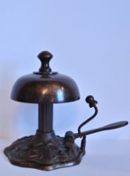 Настольный колокольчик с боковым звоночком, Италия